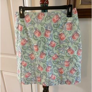 Vineyard Vines Skirt Umbrella Drinks Resort Wear Beach Tropical Summer